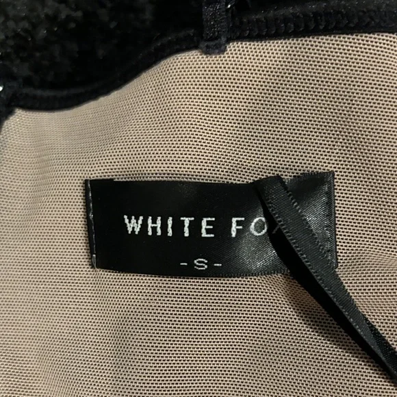 White Fox Pink and Black Lace Bustier - Picture 9 of 11